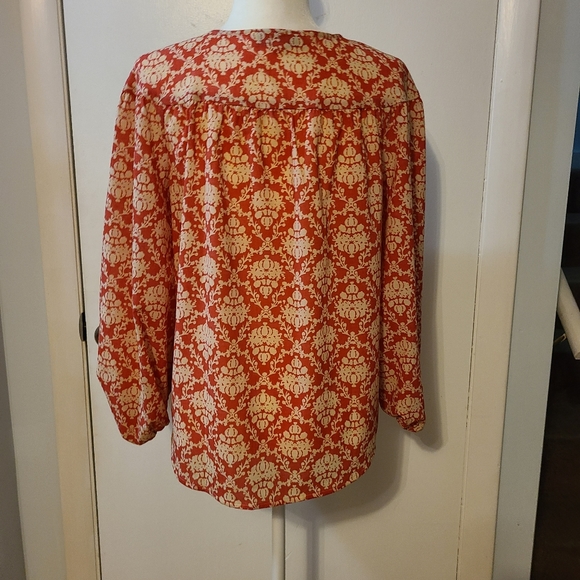 Loft chiffon button down shirt - Picture 2 of 4